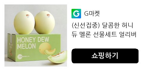 (신선집중) 달콤한 허니듀 멜론 선물세트 얼리버트 특가 특대과 2과 (총 4.4kg) /지정일발송가능/
