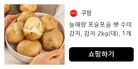 늘해랑 포슬포슬 햇 수미감자, 감자 2kg(대), 1개