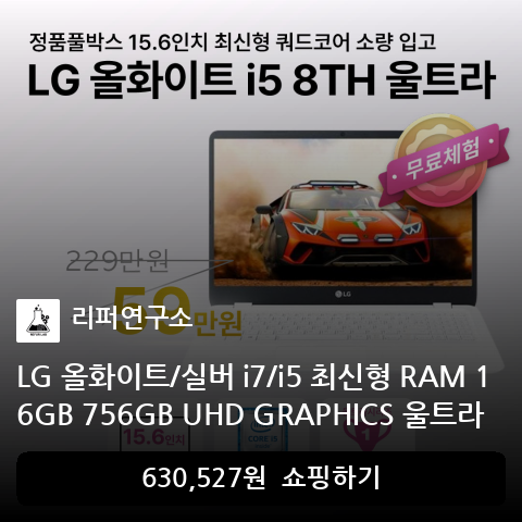 LG 올화이트/실버 i7/i5 최신형 RAM 16GB 756GB UHD GRAPHICS 울트라 노트북 WIN11 PRO