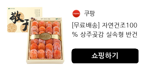 [무료배송] 자연건조100% 상주곶감 실속형 반건시 건시 선물세트