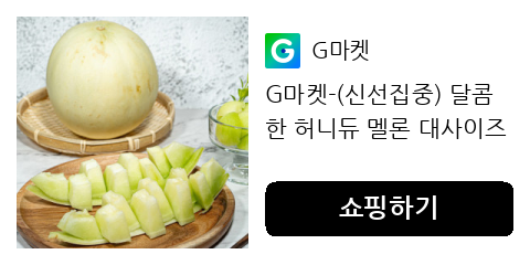 G마켓-(신선집중) 달콤한 허니듀 멜론 대사이즈...